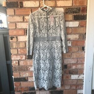 Metisu Gray Lace Dress
